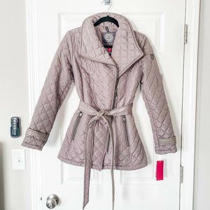 NWT Vince Camuto Quilted Coat V29721-LT - XS